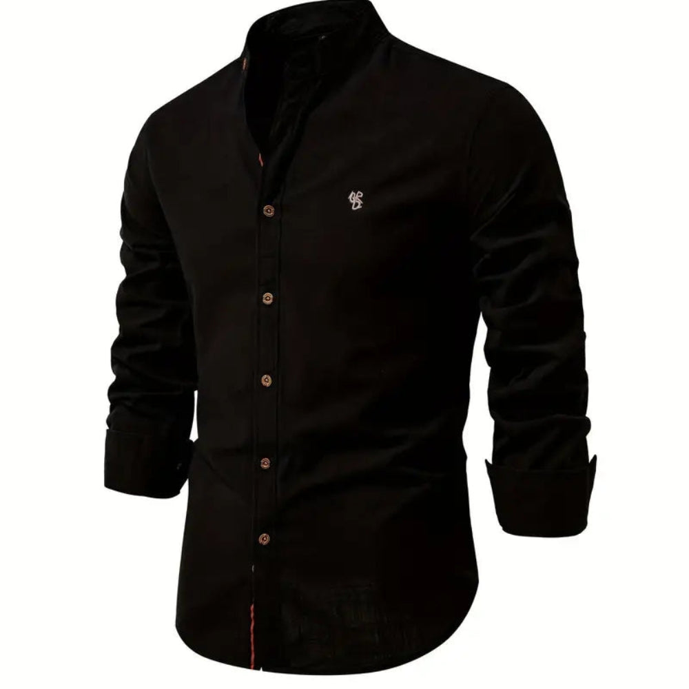 Chemise Homme à Manches Longues en Coton Doux