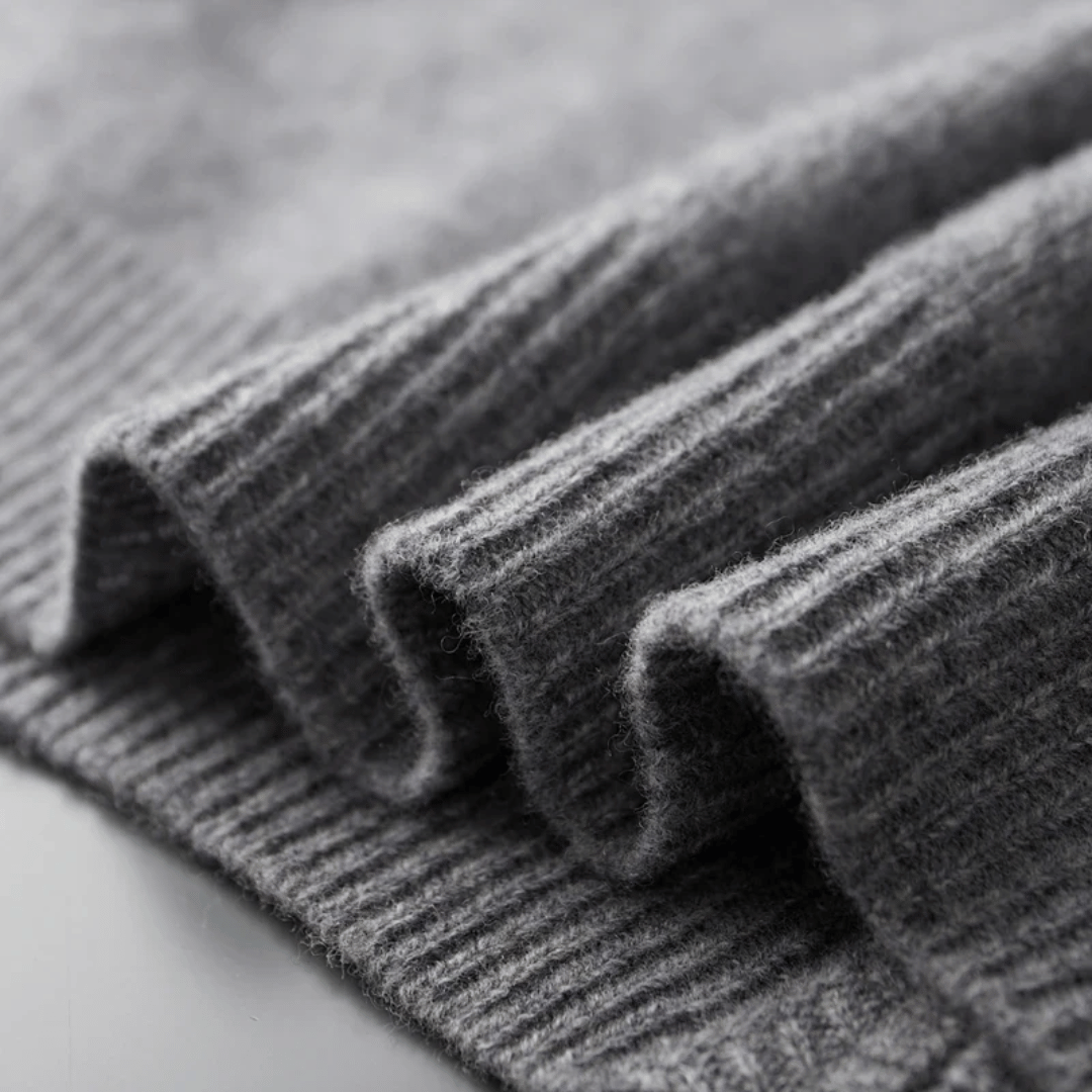 Veste En Cachemire Pour Homme Avec Manches Longues | Zippée