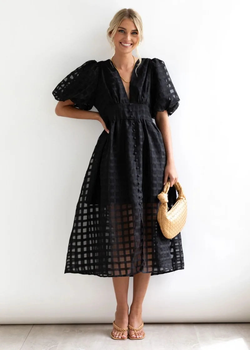 Robe Femme à Carreaux Moderne et Chic