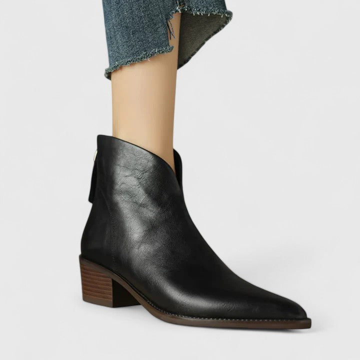 Bottines Élégantes à Talon Bloc