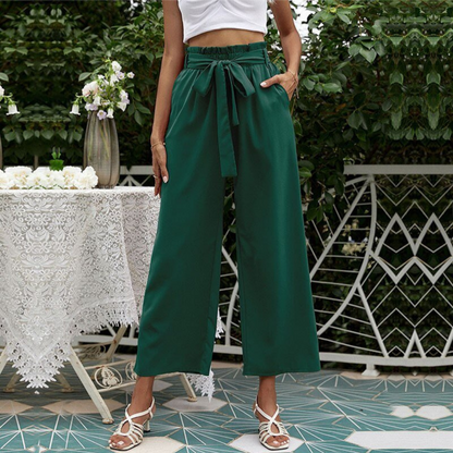 Pantalon Femme Haute Taille Élégant