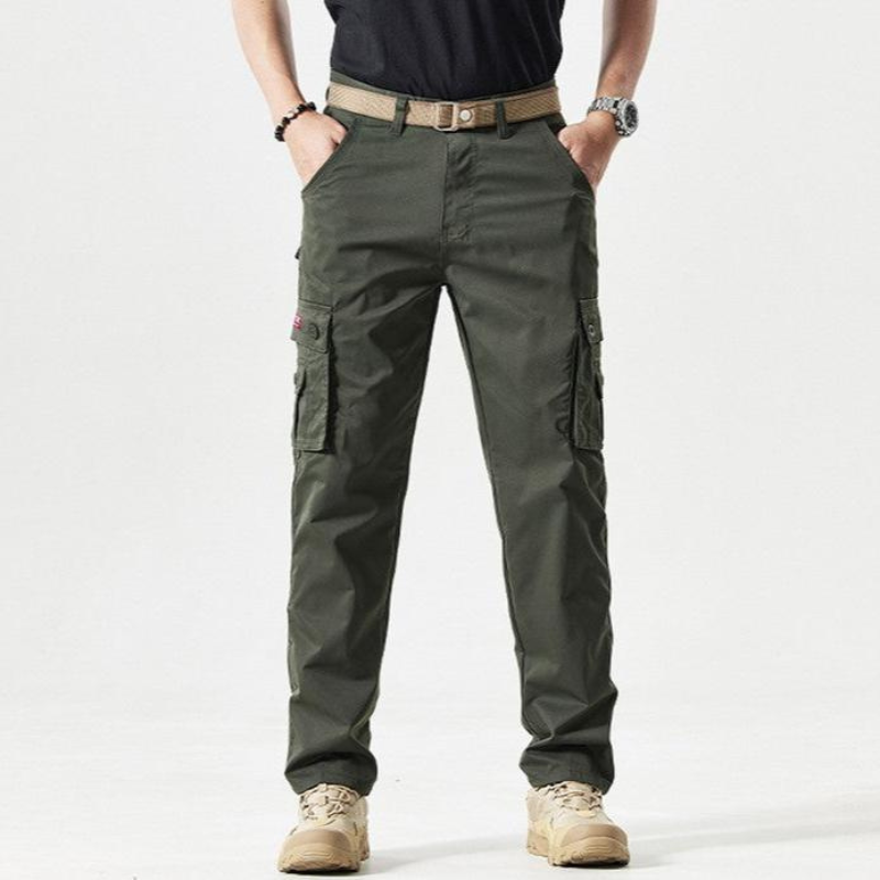 Pantalon Cargo Homme Noir Polaire Isolé