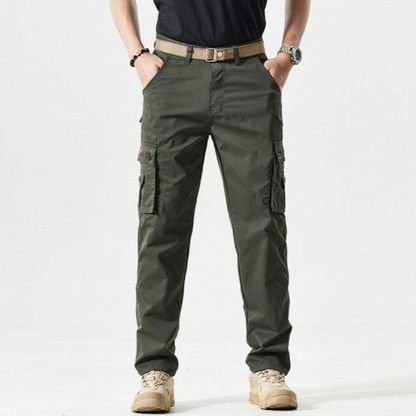 Pantalon Cargo Homme Noir Polaire Isolé