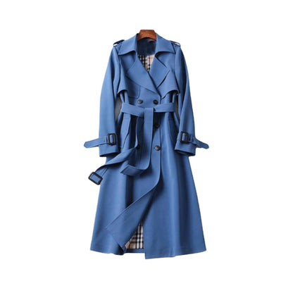 Imperméable Femme Classique à Ceinture Élégante
