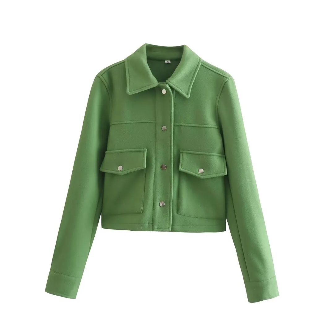 Veste Parka Féminine Courte et Élégante