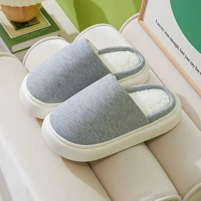 Pantoufles Peluche Chaudes et Confortables Femmes