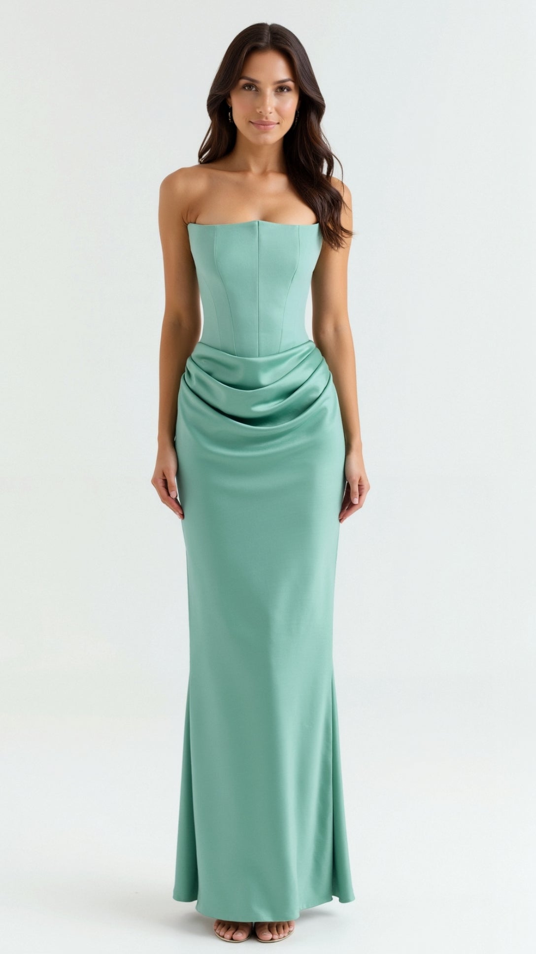 Robe de cérémonie femme longue pour invitées de mariage