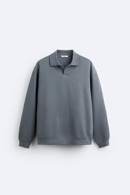 Pull Beige Col Rond Élégant et Décontracté