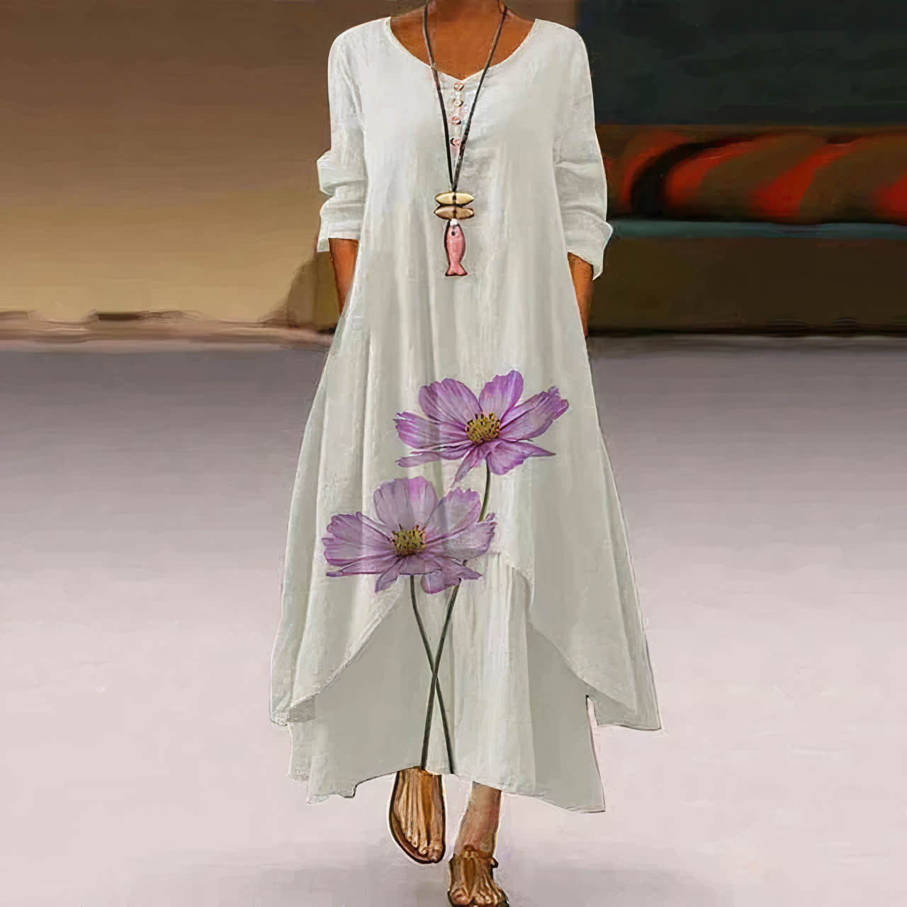 Robe Femme Coton Biologique Élégante et Douce