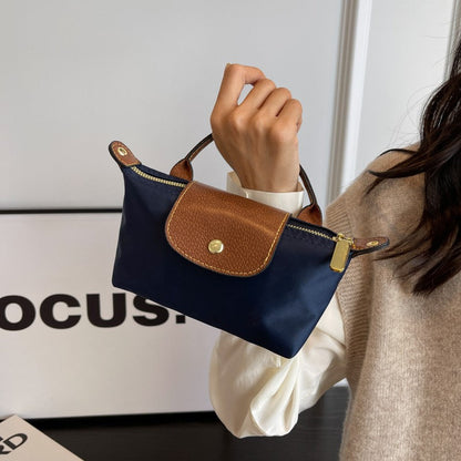 Sac à main en Cuir Bleu Marine Élégant - PanierRoyale