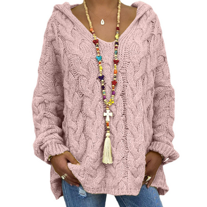 Pull Femme Long Manches Doux et Élégant