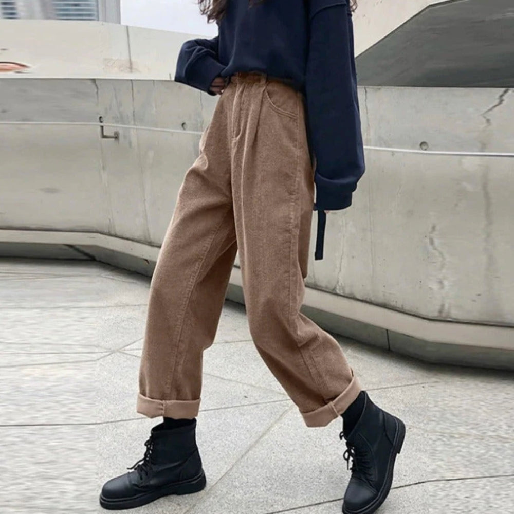 Pantalon Grande Taille Femme Confort et Poches Pratiques
