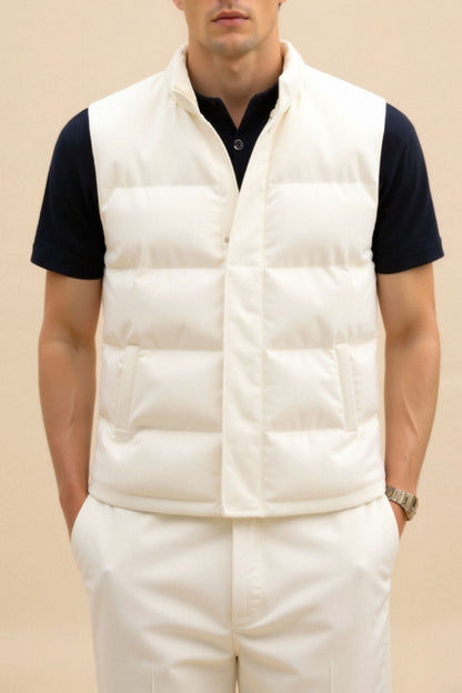 Veste polaire homme légère beige clair