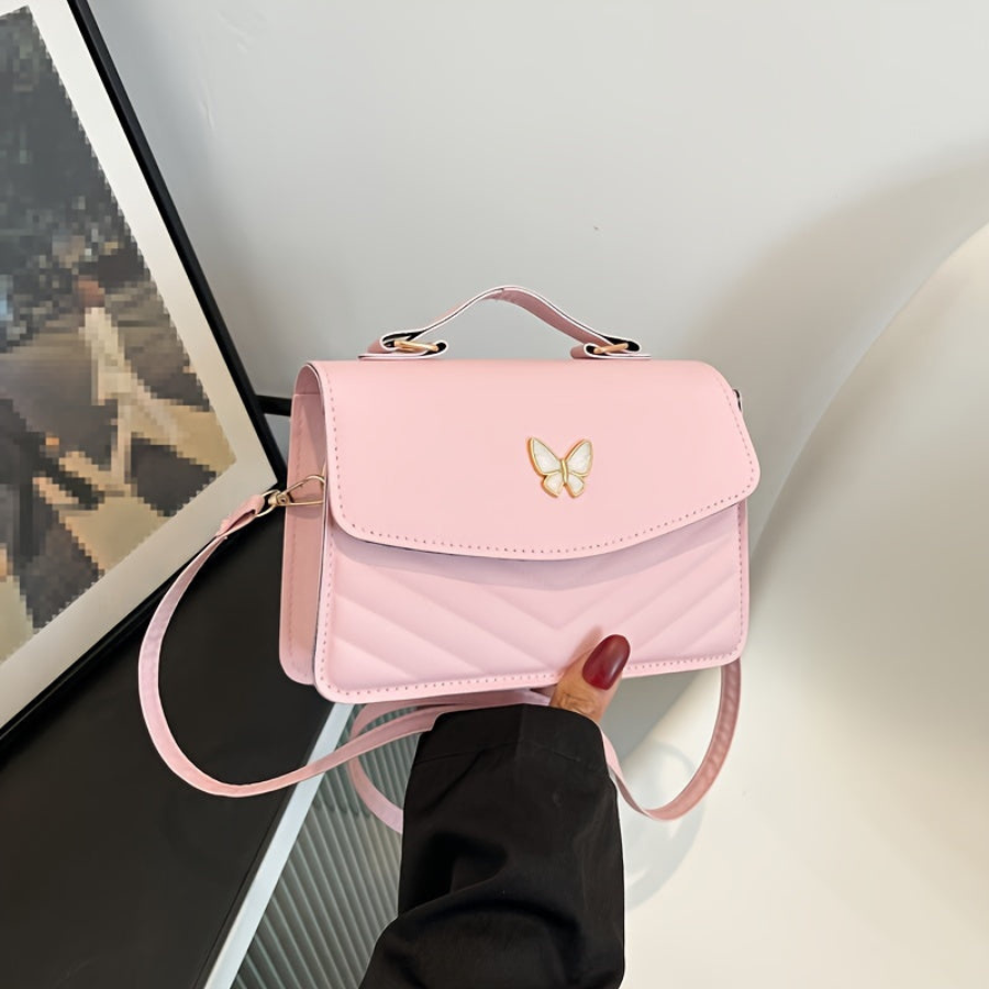Sac à Main Petit Cuir Élégant avec Anses Réglables