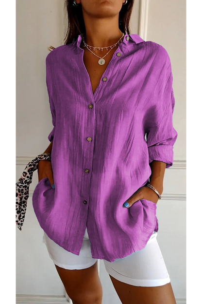 Chemise Femme Manche Courte Élégante et Légère