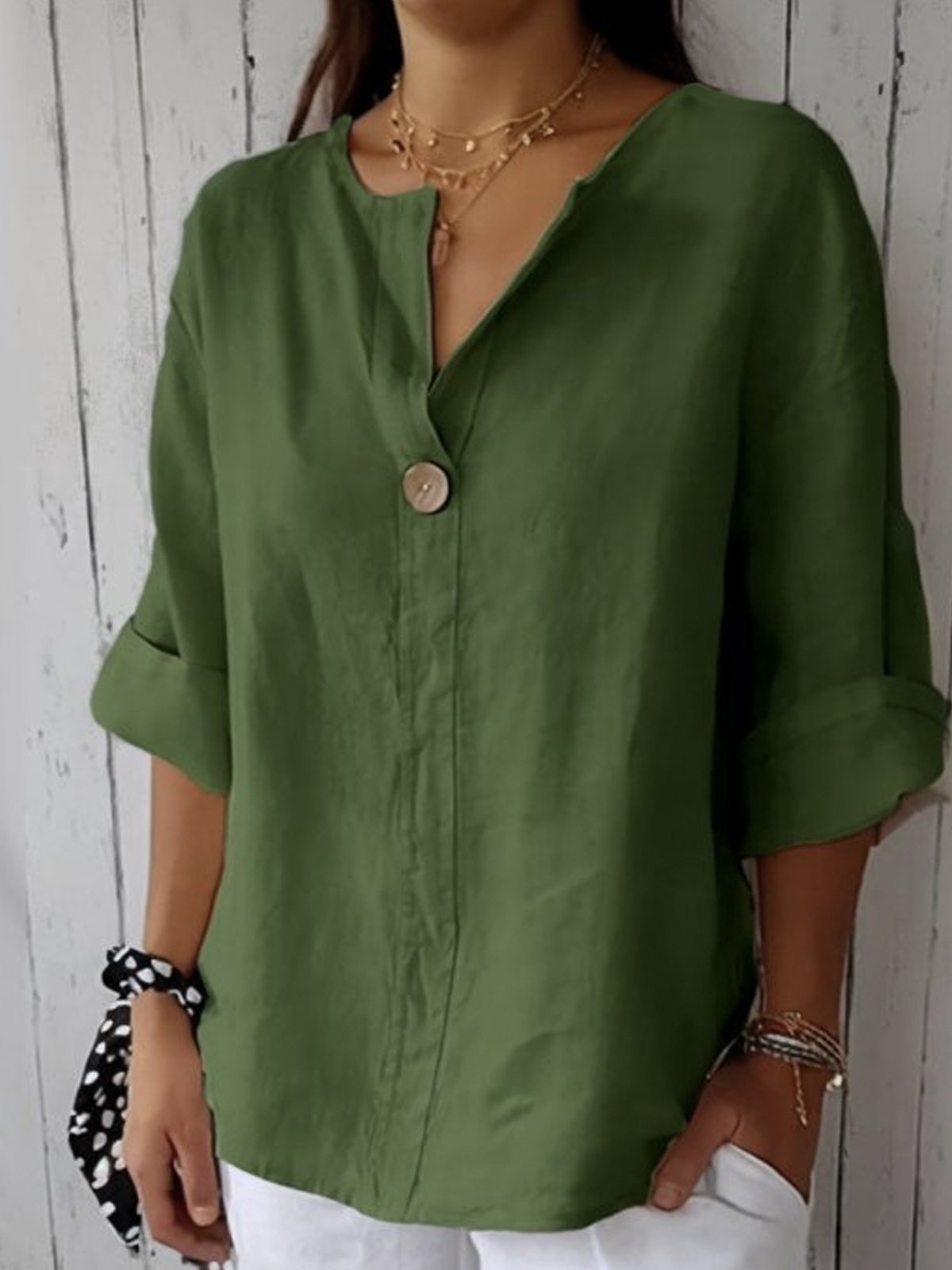 Blouse Femme Décolletée Été en Dentelle