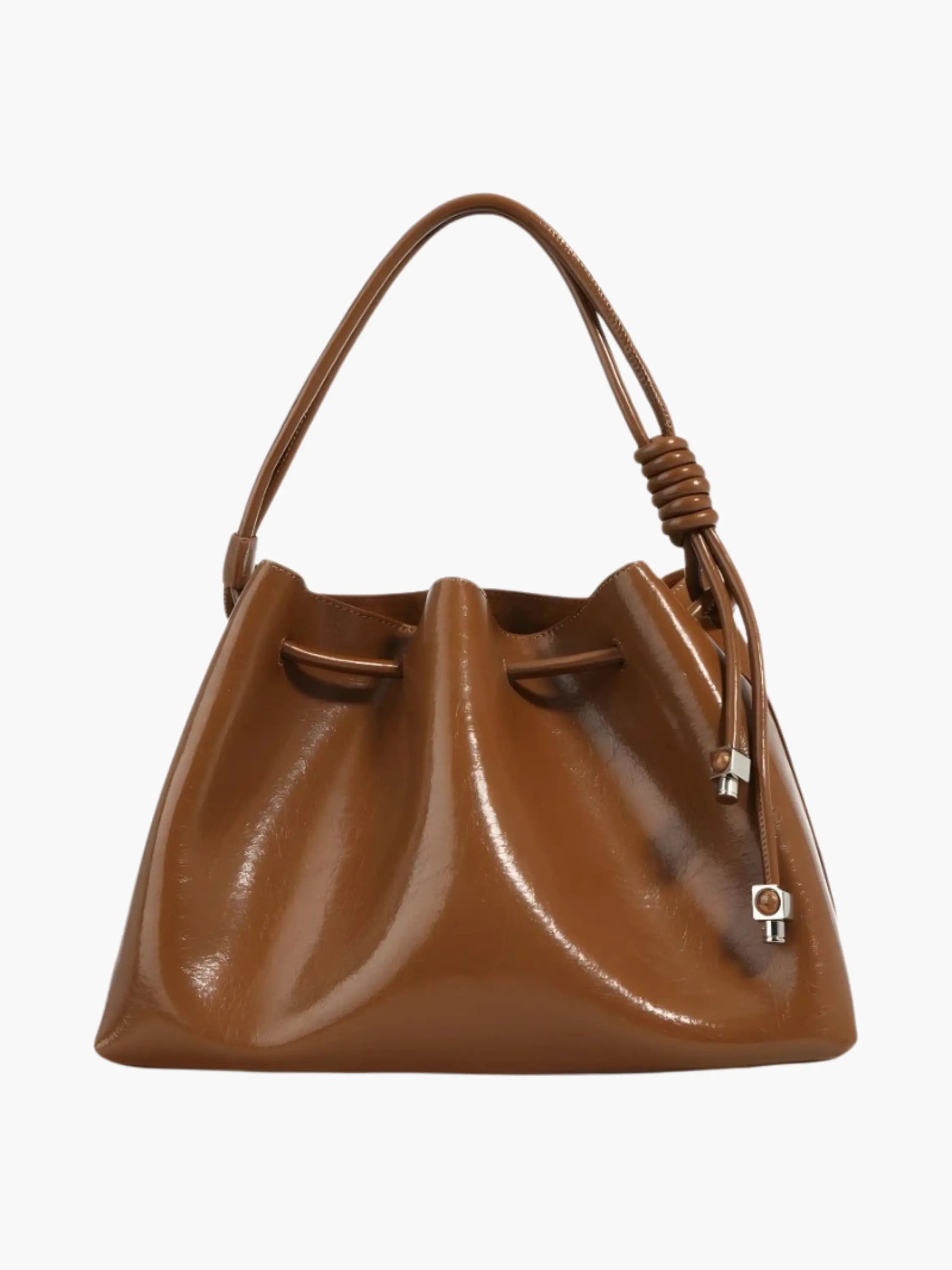 Sac à Main Brillant avec Fermeture à Cordon - BerlinGlamour