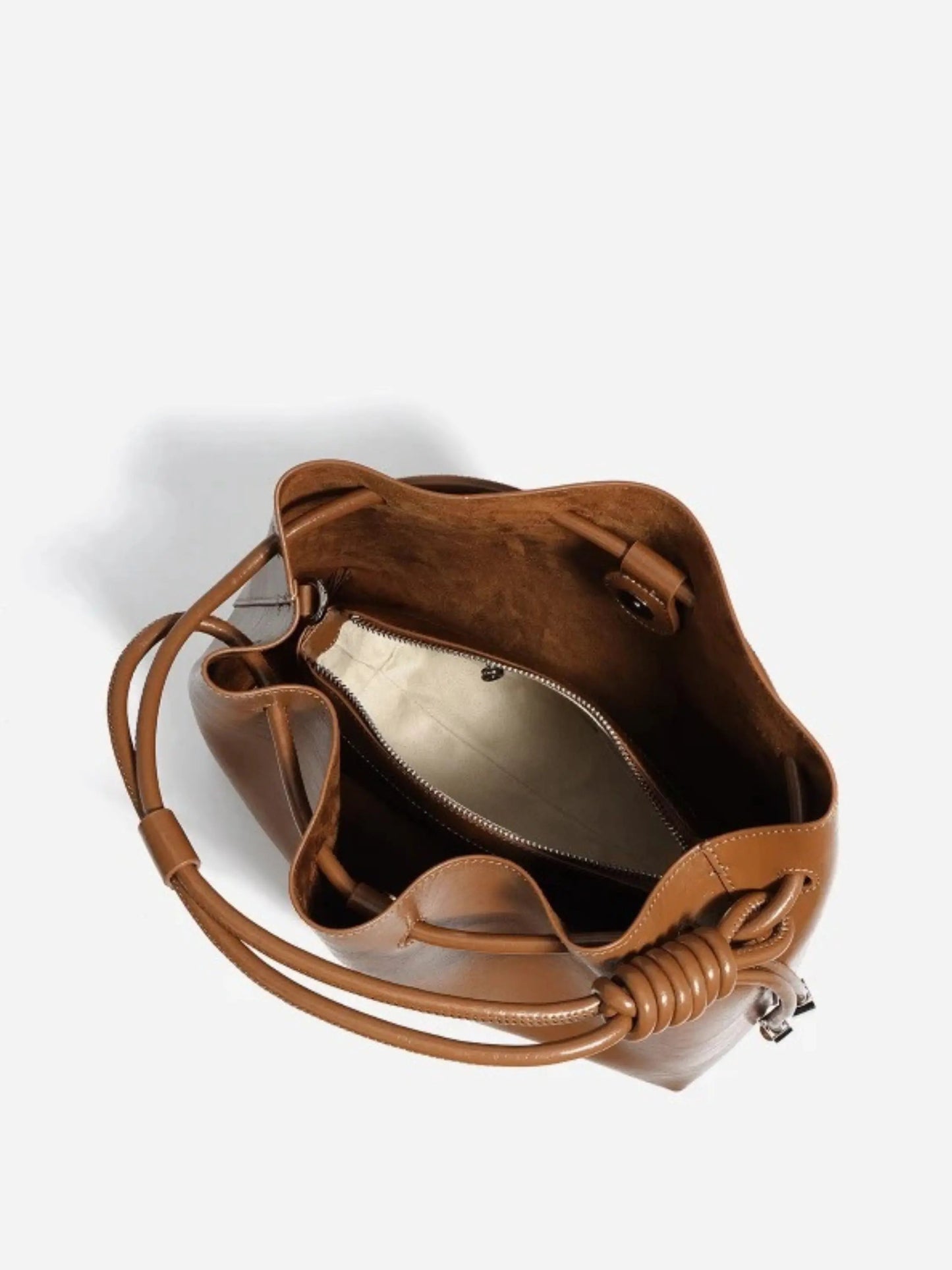 Sac à Main Brillant avec Fermeture à Cordon