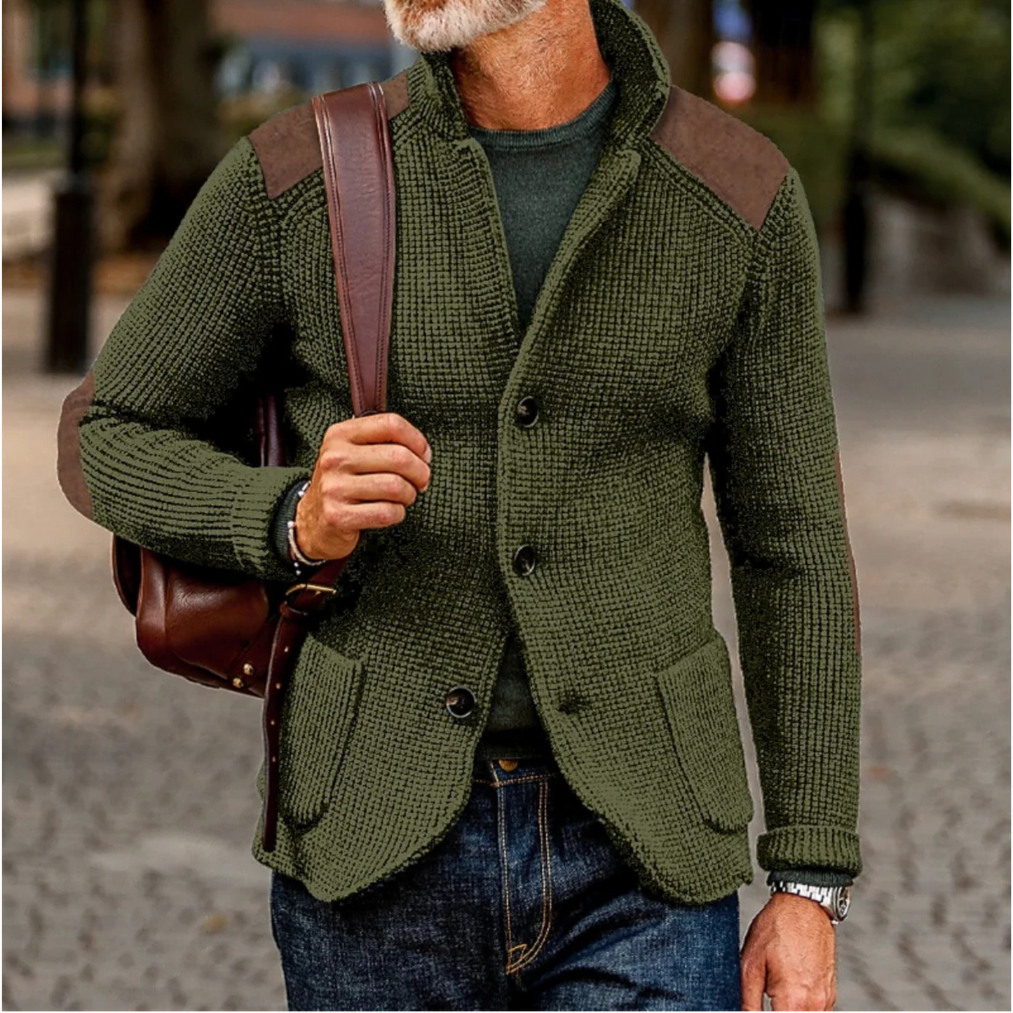 Cardigan Homme Hiver Douillet et Confortable