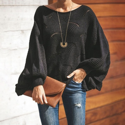 Pull Femme Élégant Tricot Fin