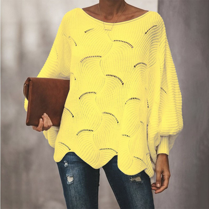 Pull Femme Élégant Tricot Fin