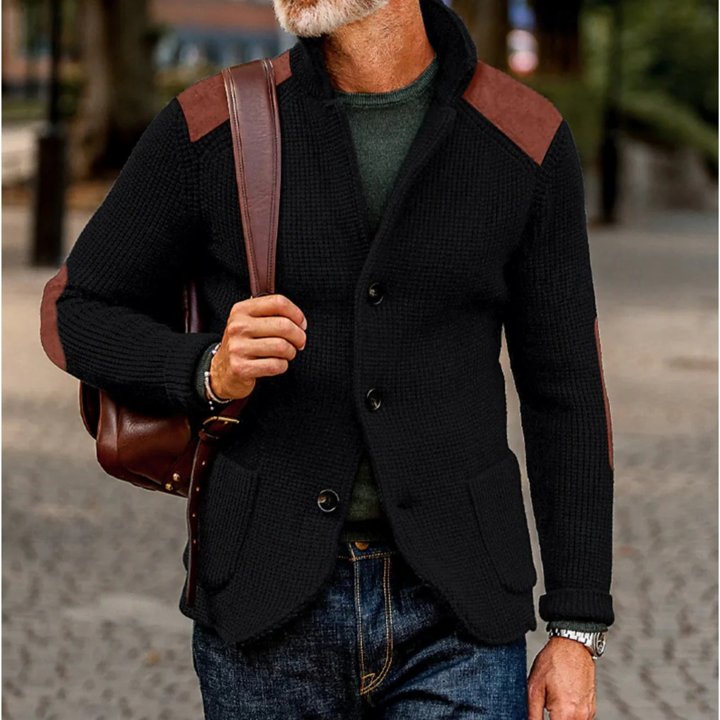 Cardigan Homme Hiver Douillet et Confortable