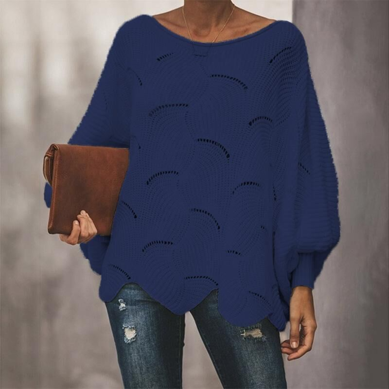 Pull Femme Élégant Tricot Fin