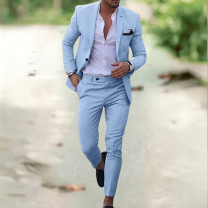 Costume Homme Élégant Taille Fine