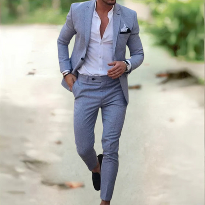 Costume Homme Élégant Taille Fine