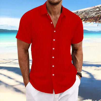 Chemise Homme Décontractée - Modèle Été Manches Courtes et Légère