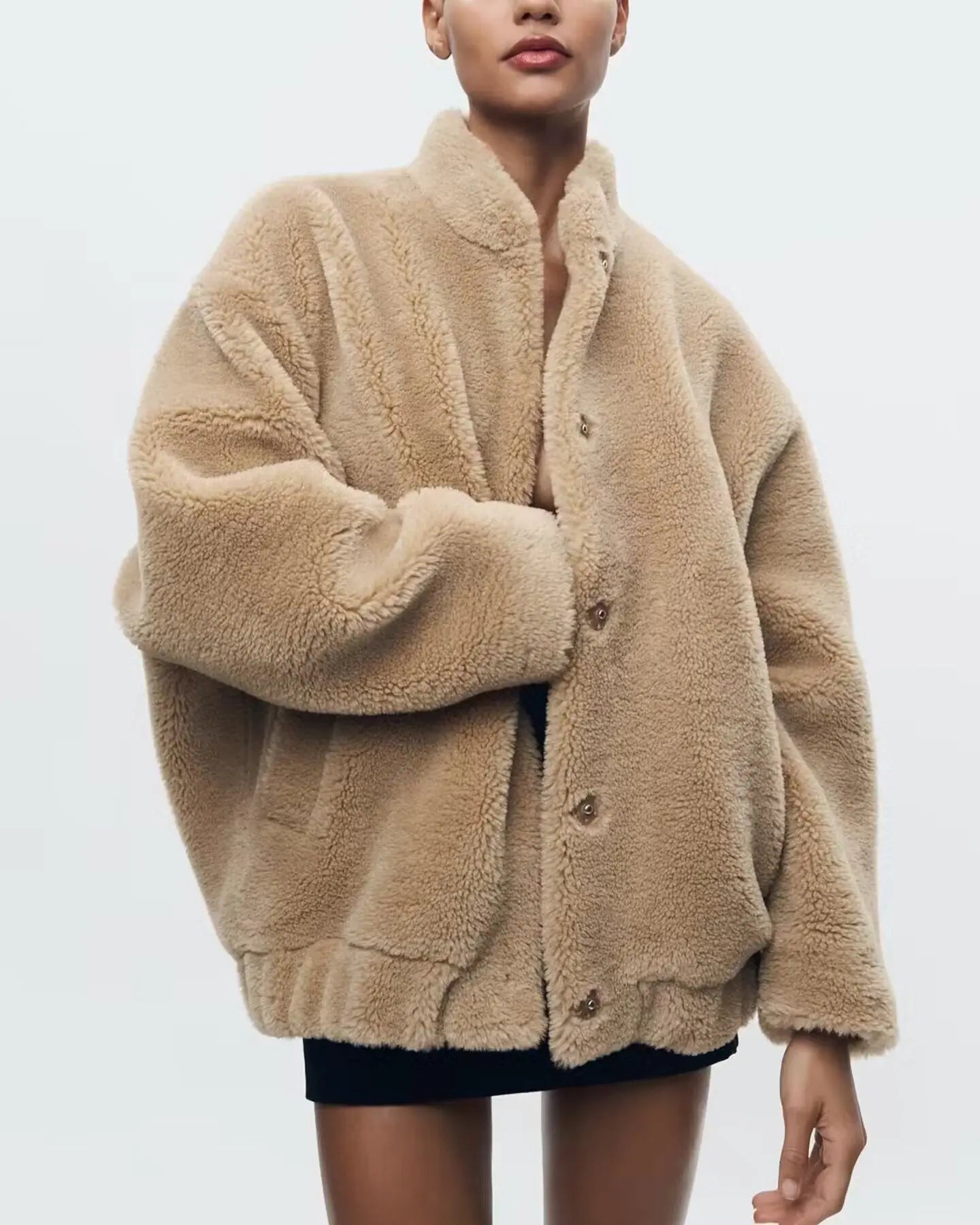 Veste Teddy Douce et Confortable pour Femme - BerlinGlamour