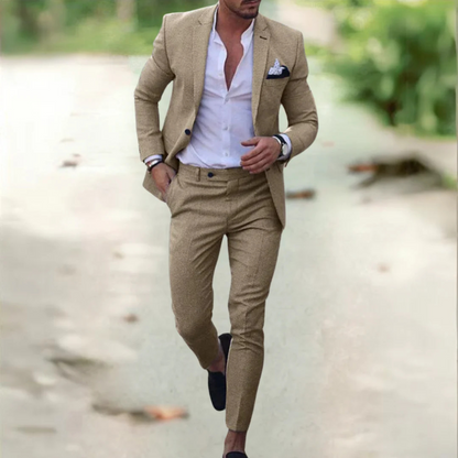 Costume Homme Élégant Taille Fine