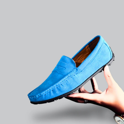 Mocassin Homme Cuir Noir Élégant