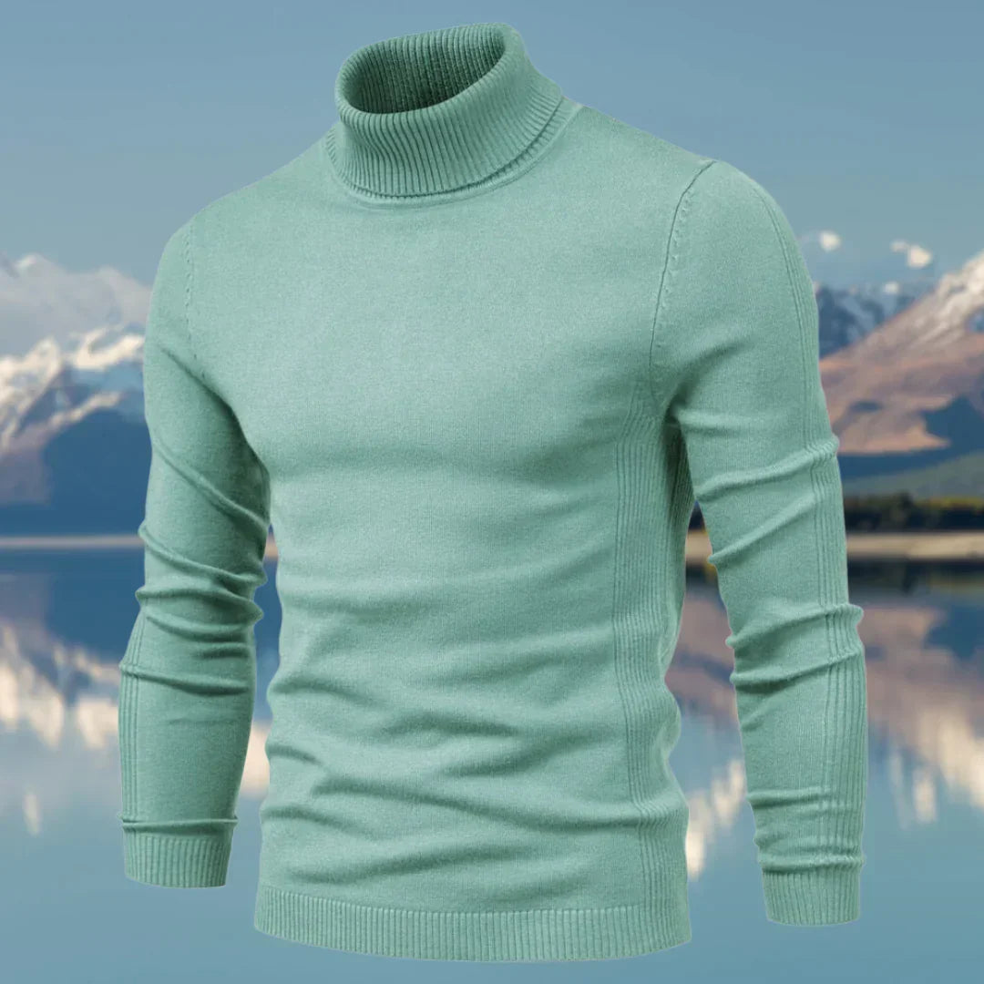 Pull Homme Col Roulé Chaud et Élégant pour Hiver