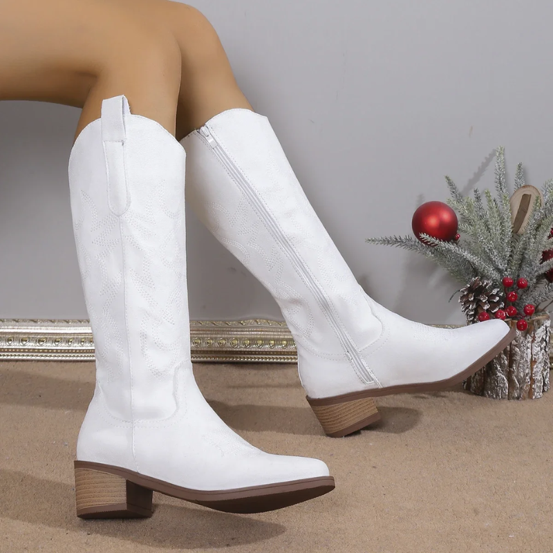 Bottes Cowboy Dénim Féminines