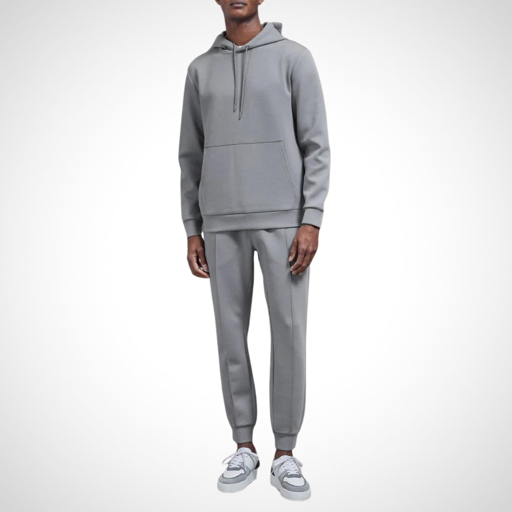 Blouson Homme Décontracté avec Capuche et Fermeture Éclair