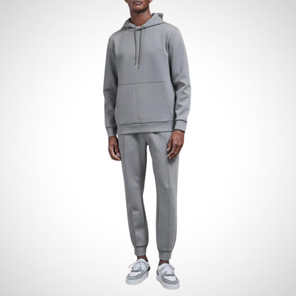 Blouson Homme Décontracté avec Capuche et Fermeture Éclair
