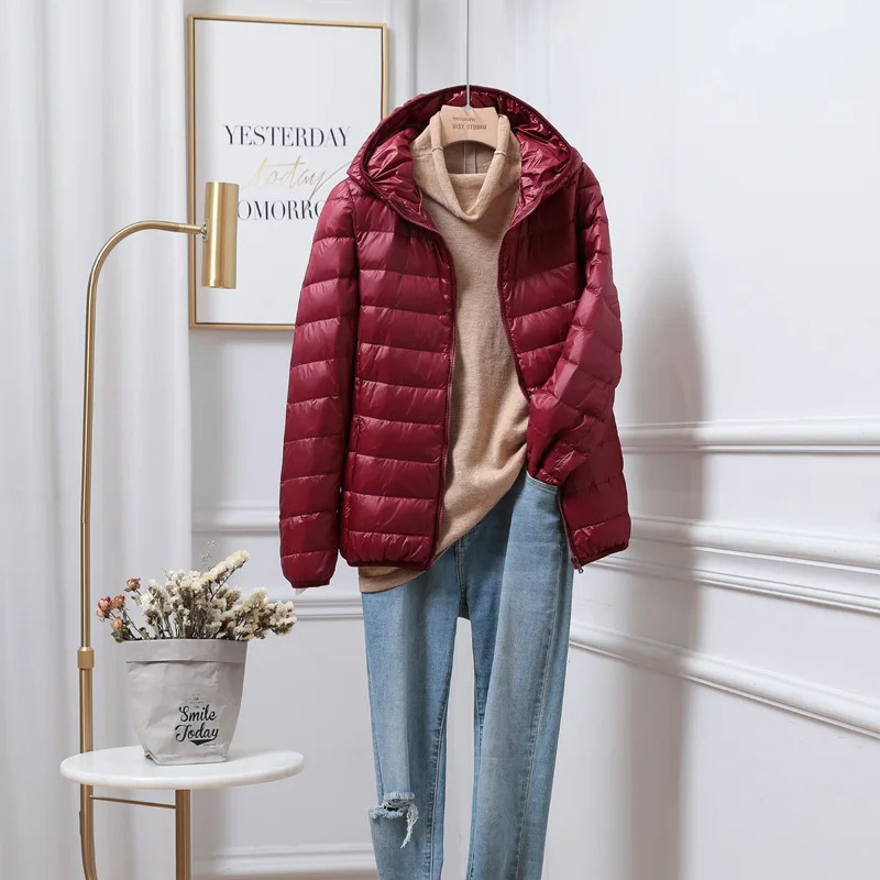Parka Femme Hiver à Capuche et Fermeture Éclair