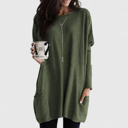 Robe Décontractée Femme à Manches Longues