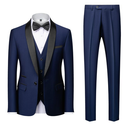 Costume Homme noir Élégant avec Nœud Papillon