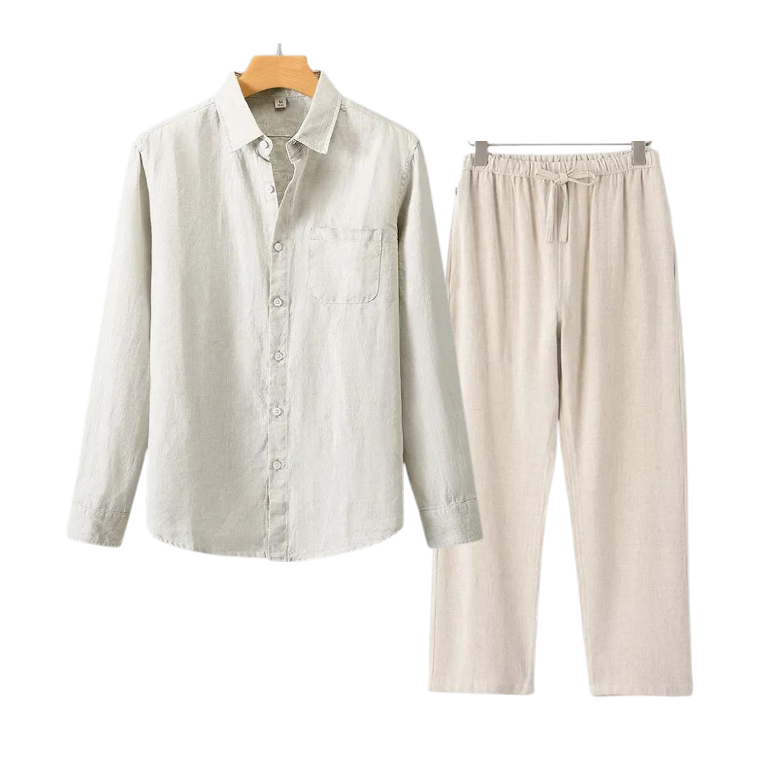 Costume Lin Homme Élégant et Classique