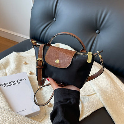 Sac à main en Cuir Bleu Marine Élégant