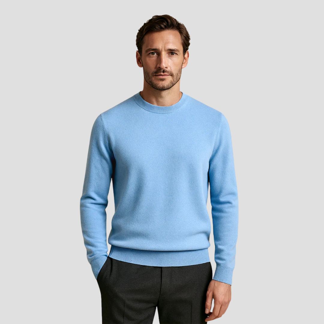 Pull Cachemire Homme Marine Chic et Raffiné - PanierRoyale