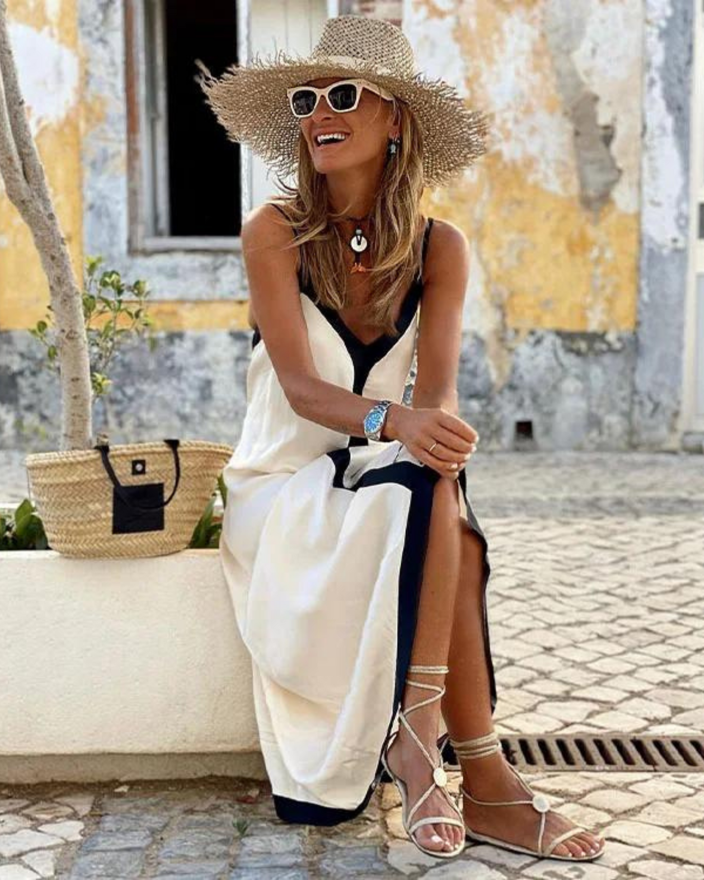 Robe Femme Élégante - Robe Mi-Longue en Soie Douce et Confortable