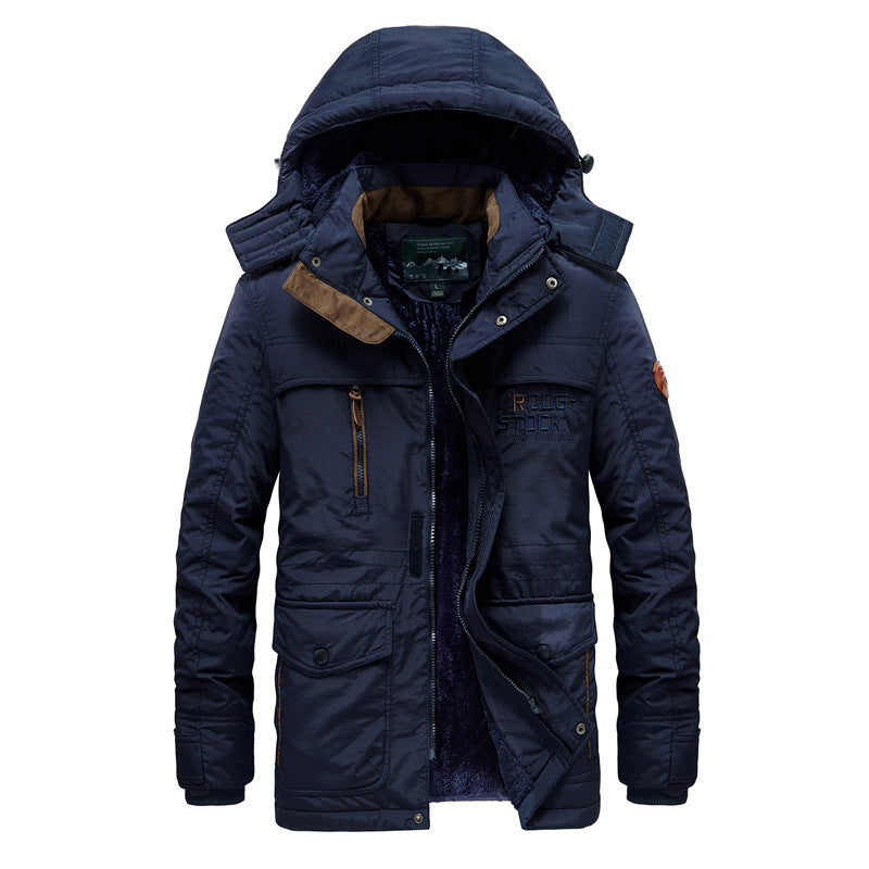 Doudoune Hiver Équipée de Capuche et Doublure Chaude