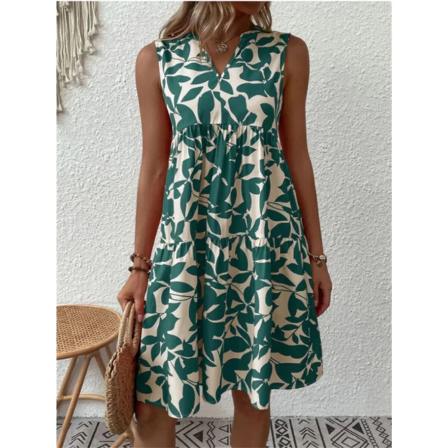 Robe Été Femme Courte Sans Manches