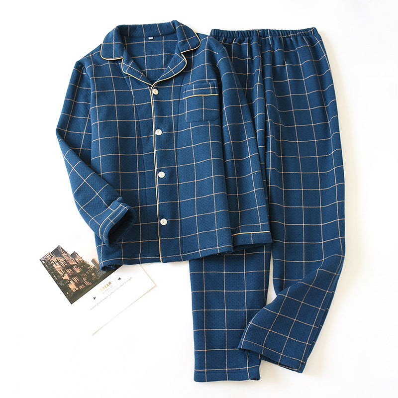 Pyjama Homme Hiver Chaud à Manches Longues