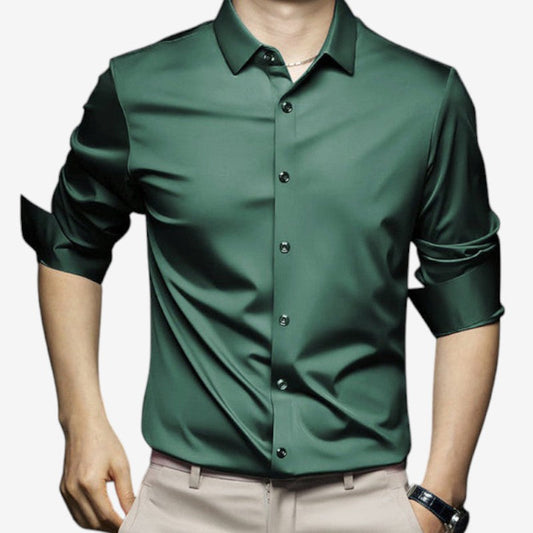 Chemise décontractée Manches Longues Boutonnées Relaxe - PanierRoyale