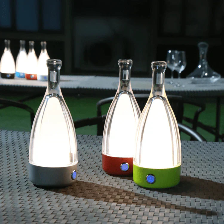 Lampe de Table LED Design Bouteille Réchargeable