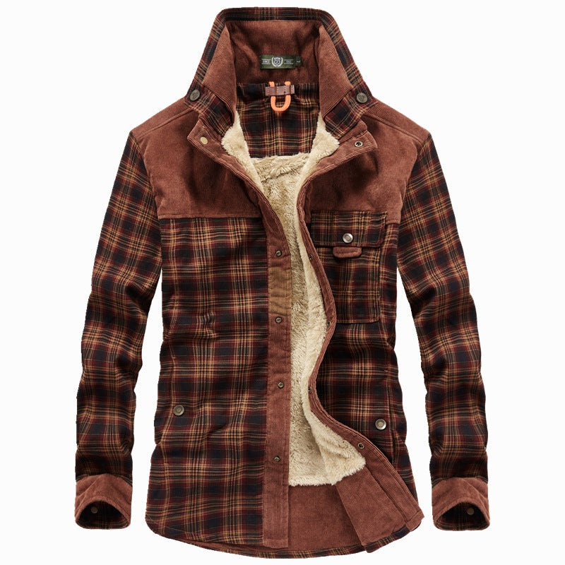 Chemise Flanelle Doublée Homme Hiver